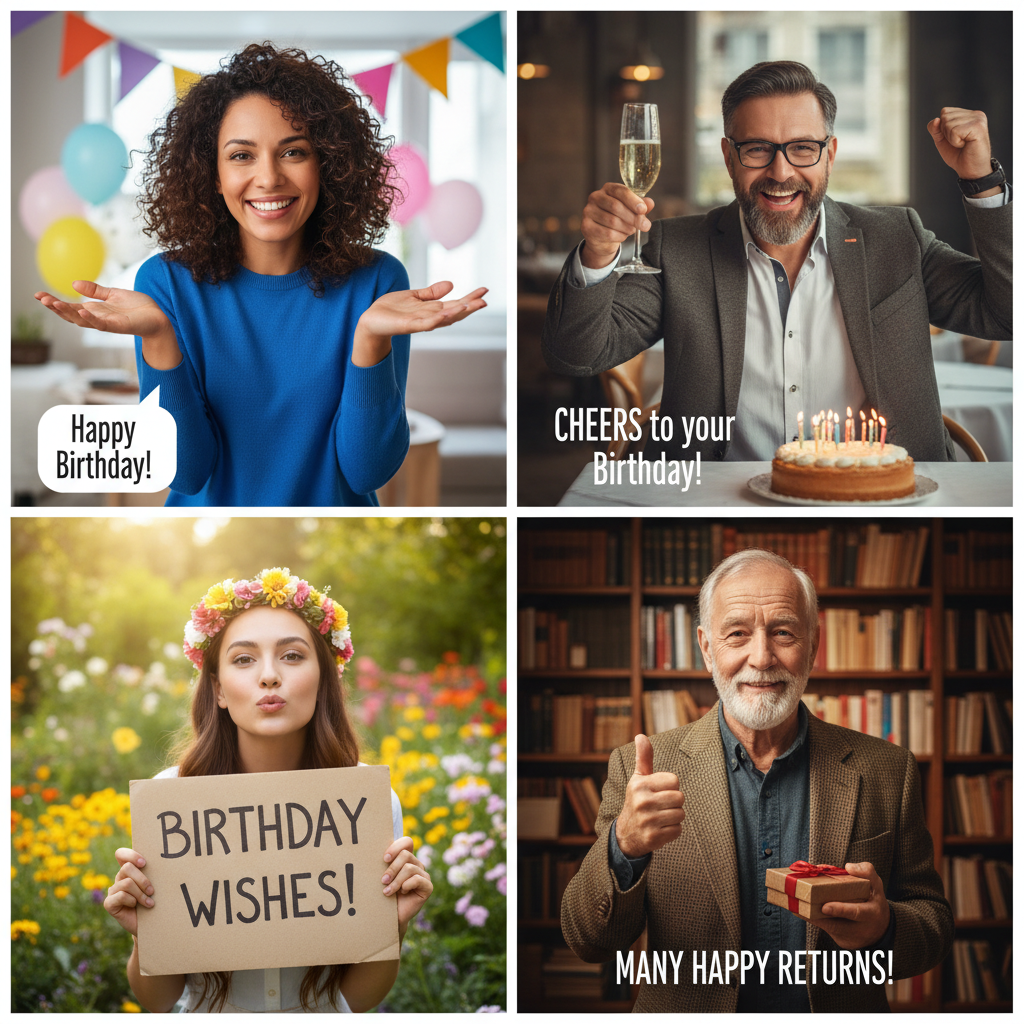 Video celebration app